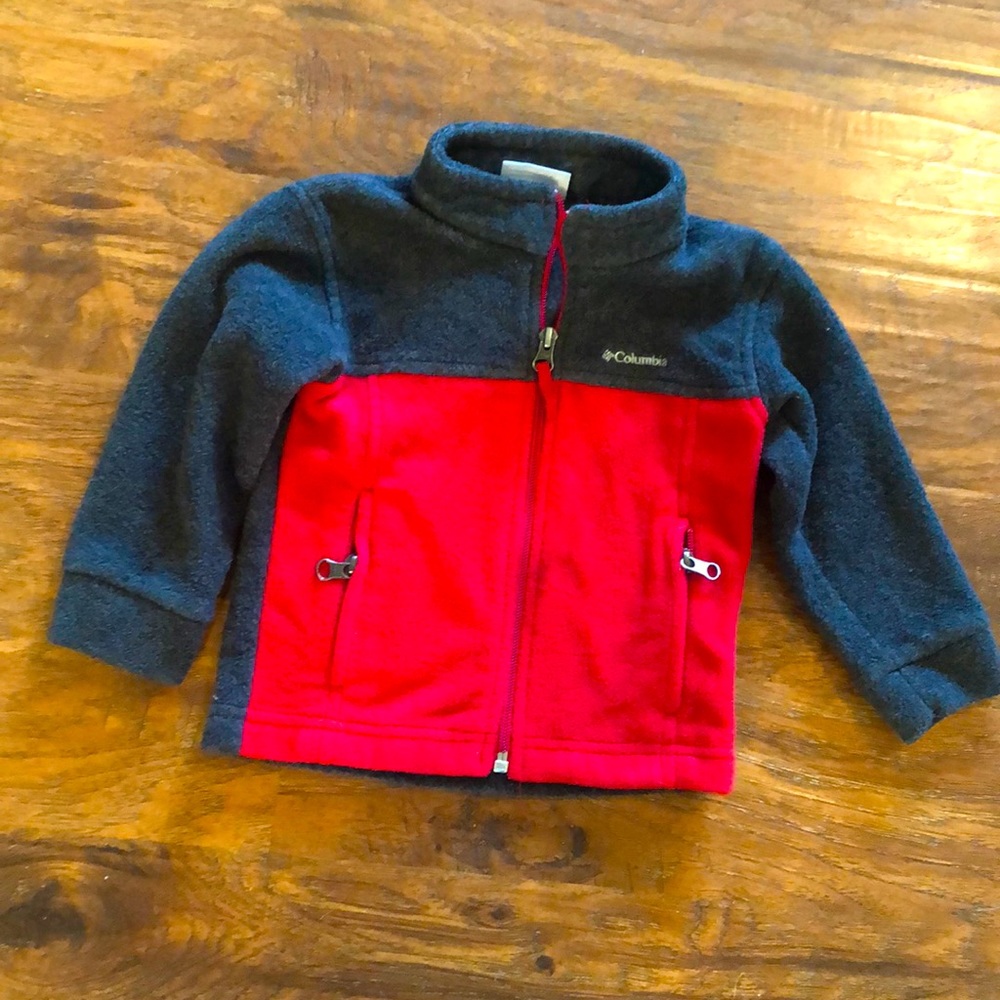 Boys Columbia fleece zip up Jacket
